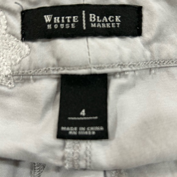 White House Black Market Womens Size 4 Bermuda Shorts Double Front Button - Picture 4 of 9